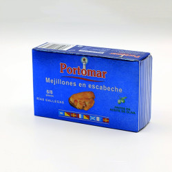 MEJILLONES ESC. FRITOS 6/8 R. GALLEGAS EMP. A MANO OL-120